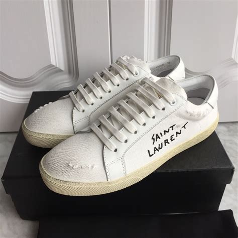 ysl lenny sneakers street|Buy Saint Laurent Lenny Shoes: New Releases & Iconic Styles.